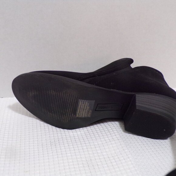 Falls Creek Angle Boot's w/Zipper Black Suede Uppers Size 6.5 Medium NEW - Picture 5 of 7